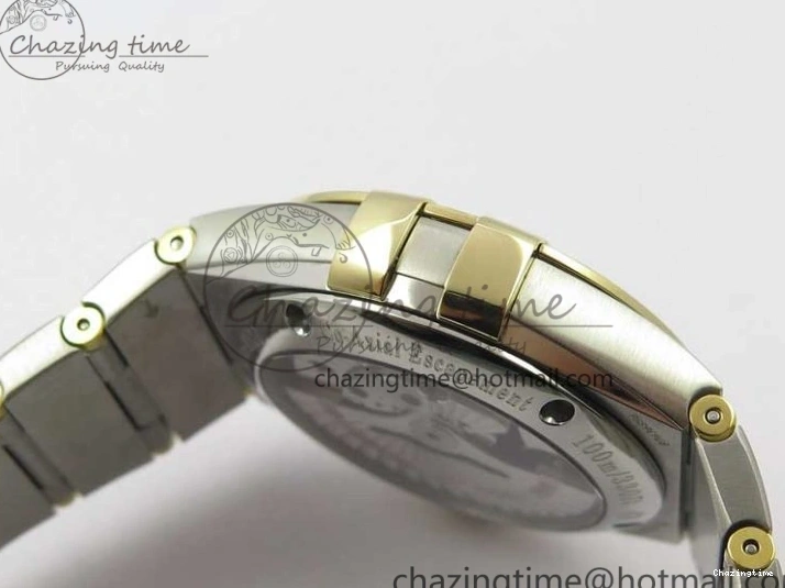 0312 Stylish Constellation 38mm SS RG VSF 1:1 Best Edition WhiteTextured Dial on SS RG Bracelet A8500 Super Clone 7921